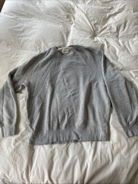 Steven Alan grey 100% cotton pullover sweatshirt men’s M